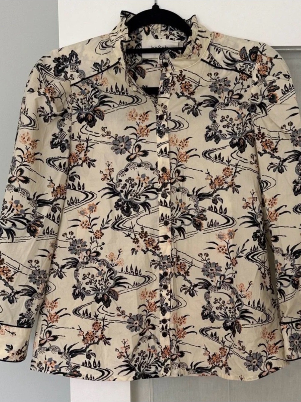 BA&SH
Blouse with floral print Fary | natural